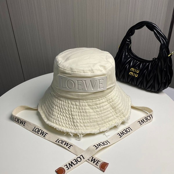 ロエベ フィッシャーマンハット 激安 ロゴ オシャレ loy10995